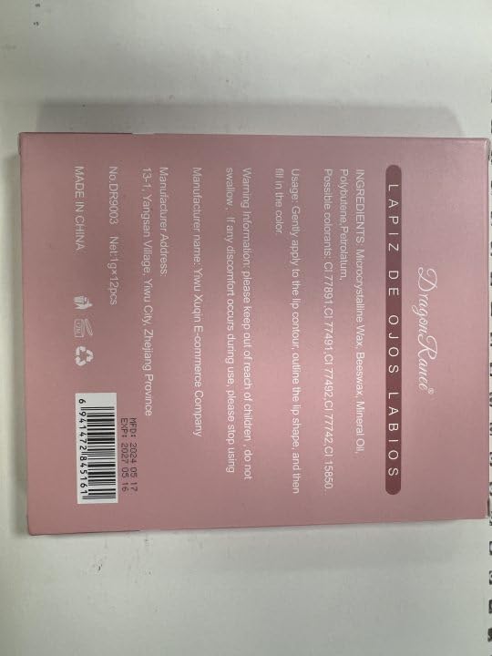 12 Colors Matte Lip Liner/Lipstick Set,One Step Lips Long