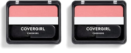 COVERGIRL Cheekers Blendable Powder Blush Rose Silk, .12 oz (packaging may vary), 1 Count (Pack of 2)