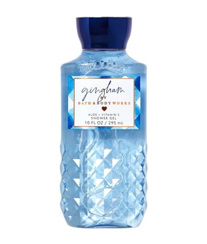 Bath and Body Works Gingham Shower Gel 10 ounce Full Size