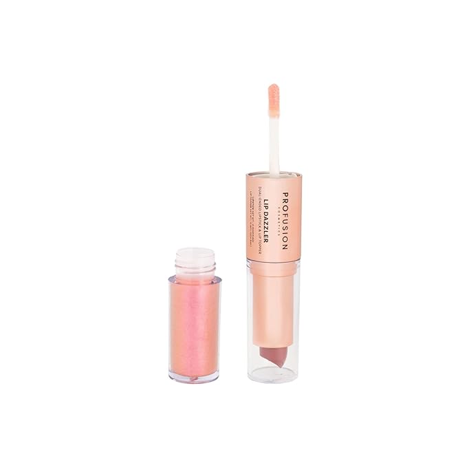 Profusion Cosmetics Lip Dazzlers Lipstick, Get Attractive Lips with Glamour Shine Dual Ended Lip Dazzler, Make Your Lips Pop With Shimmer Matte Makeup Tools (Magnificent Sparkle)