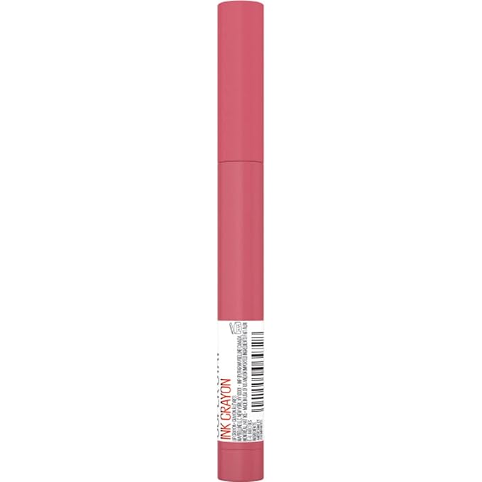 Maybelline Super Stay Ink Crayon Matte Longwear Lipstick Makeup, 145 Break The Ceiling, 0.04 oz