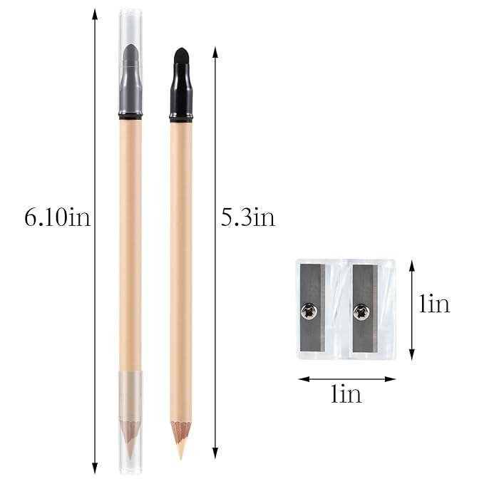 Concealer Pencil with Sharpner,Full Coverage,Waterproof Under Eye Concealer Stick