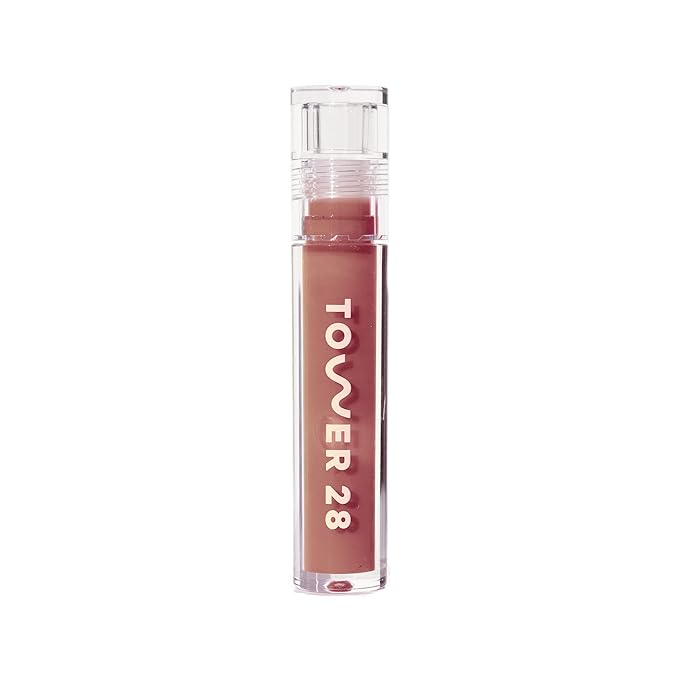 Tower 28 ShineOn Milky Lip Jelly, CASHEW, Non-Sticky