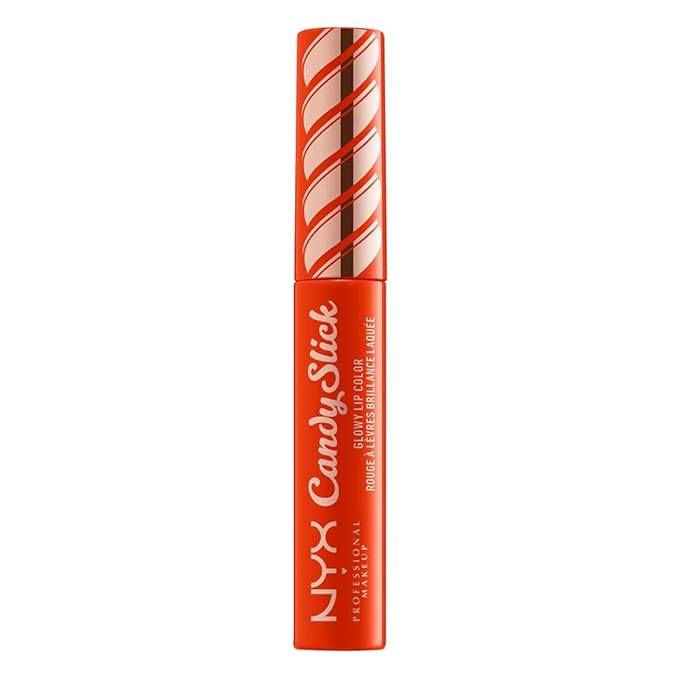 NYX PROFESSIONAL MAKEUP Candy Slick Glowy Lip Color Gloss - Sweet Stash (Orange Red)