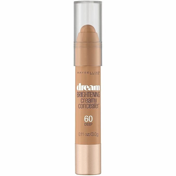 Maybelline New York Dream Brightening Creamy Concealer, Deep, 0.11 oz
