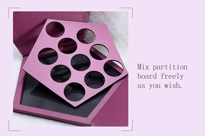 Extra Large-Sized Magnetic Makeup Palette with Diamond-Shaped