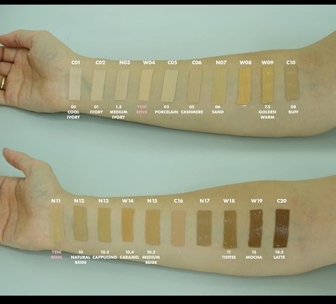 FARMASi Vfx Pro Foundation, Full Coverage Liquid Cream, Medium 15 30 ml