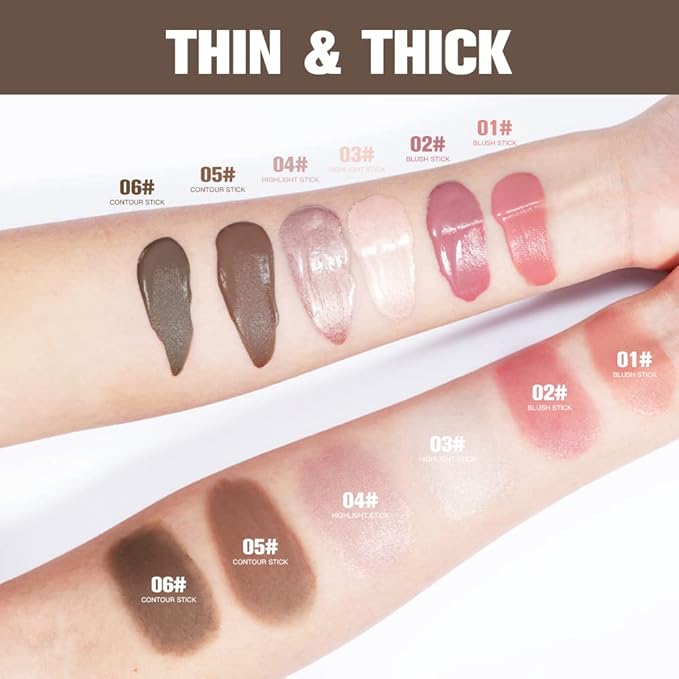3 Pcs YU KUI LX Liquid Beauty Stick,