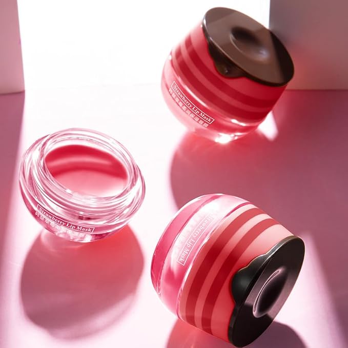 2 Pcs Lip Balm Honey Pot,