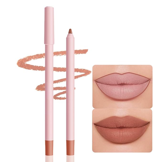 12 Colors lip liner pencils, Modern Classic Lip Liner, Lip Liner Pigmented Vegan Matte, Lasting Finish Lip Liner, Luxurious Creamy Long Lasting Lip Liner, Prevents Feathering and Fading, (02)
