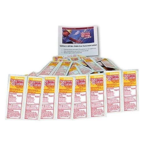 Safetec Sunscreen Lotion 1000 Packets SPF30+ and PABA-Free