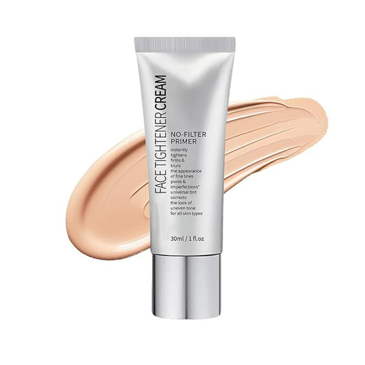 Face Tightener No-Filter Primer,Instant Face Tightener No-Filter Primer,Face Skin Types(1PCS)