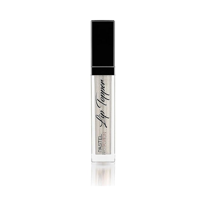 Lip Topper | Dazzle | 301 | Pearl White | Shimmery Effect with One-Touch | Non-Sticky Formula | Sparkling & Glossy Finish | Flexible Brush | Vegan | Cruelty Free