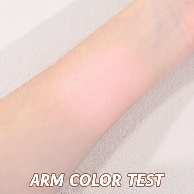 Single Mini Pressed Eyeshadow Makeup Palette, Nude Pink Sparkle Shimmer Glitter Monochrome Cream Eye shadows Palette Brightener Makeup for Older Women, Pigmented Waterproof 01#