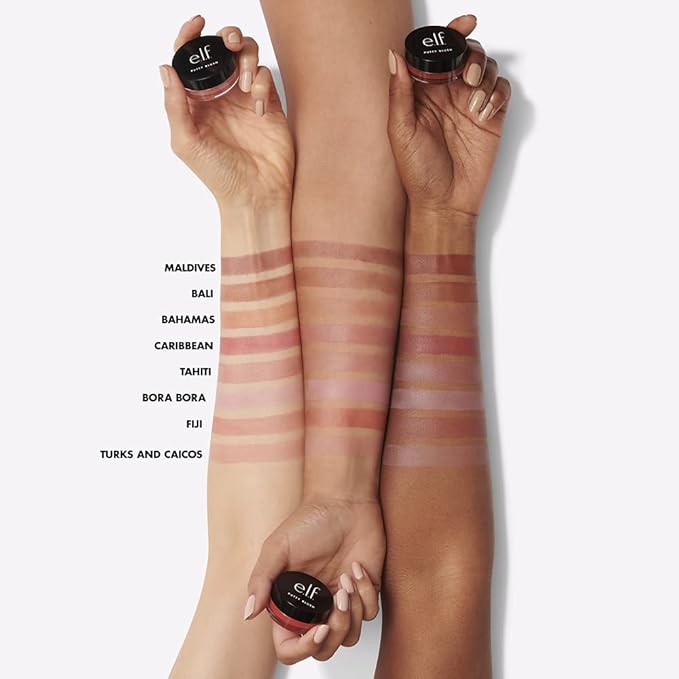e.l.f. Putty Blush, Creamy & Ultra Pigmented Formula, Infused with Argan Oil & Vitamin E, Turks and Caicos, 0.35 Oz (10g)