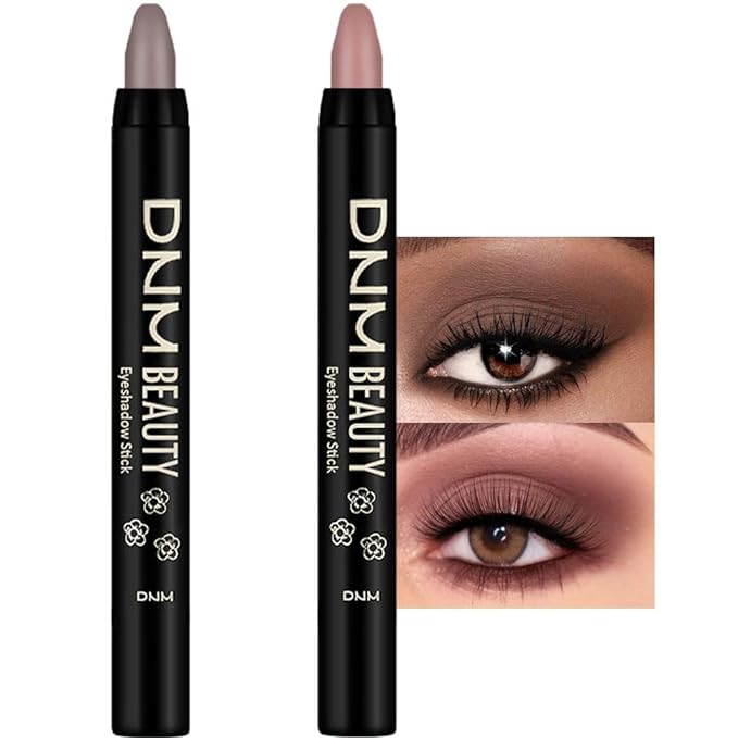evpct 2Pcs Cream Eyeshadow Sticks Set for Eyes Waterproof, Stone Matte & Putty Matte Eye shadow Stick Pencil Pen Bulk sombras en crema para ojos 22+23
