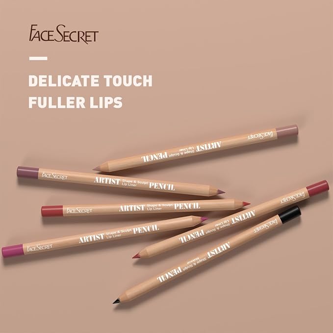 8pcs Nude Lip Liner Makeup Set - Waterproof & Smudge-Proof Matte Pencil, Long-Lasting & Durable, Smooth & Easy Glide, Non-Smudge, Contouring, Filling & Layering (Set 2, 8 Count (Pack of 1))