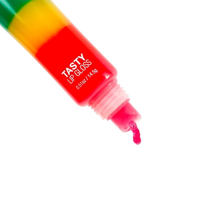 STUDIO LIMITED Instant Fab Crystal Shiny Rainbow Lip Gloss Long Lasting Ultra Hydrating Plumping Lip Gloss for women girls Value Pack 14ml/ 0.47oz (Rainbow, 6 Pcs)