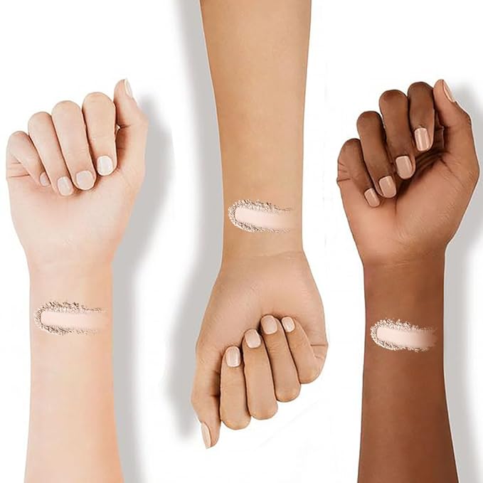 Kaely Oil Free Powder Foundation Waterproof,Face Pressed Powder Natural Finish,01