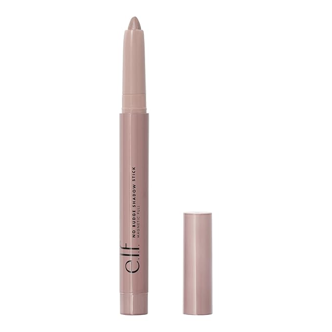 e.l.f. No Budge Shadow Stick, Longwear, Smudge-Proof Eyeshadow, Twist-up Design & Built-in Sharpener, Vegan & Cruelty-Free, Magnetic Pull
