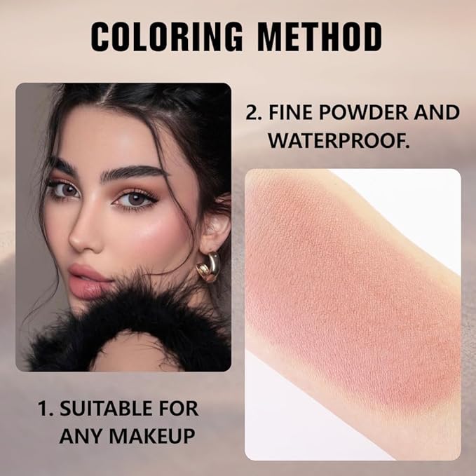 Kaely Pressed Single Eyeshadow Makeup, Nude Pink Matte Highly Pigmented Monochrome Eye Shadow Palette, Waterproof Neutral Powde Mini Eyeshadow, sombras para ojos, Lightweight Blendable, 19