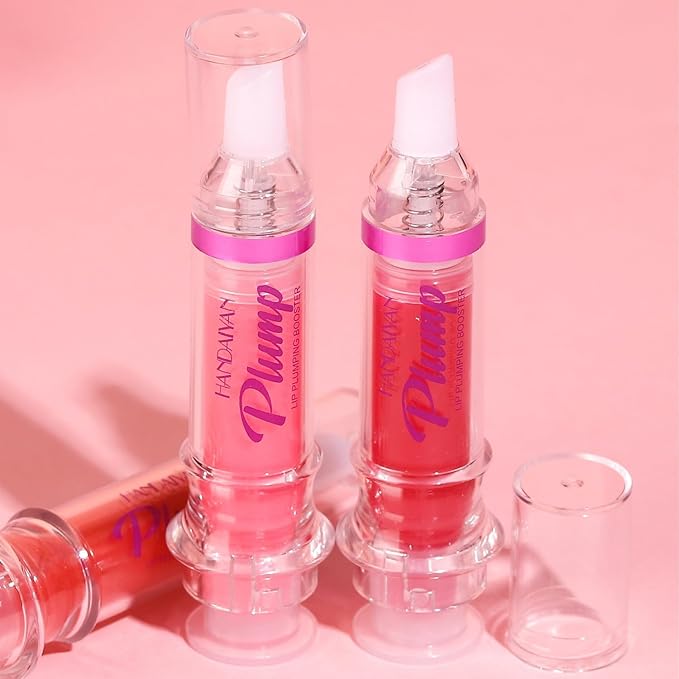 Lip Plumping Booster, Spicy Lip Lipstick, Lifter Gloss, Hydrating, Volumizes High-Shine Lip Plumping Lip Glass Mirror Lip Makeup Lip Glaze Plump & Pout Lip Plumper for Women Girls (03)
