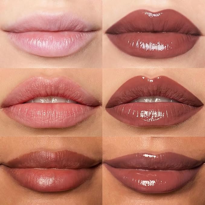 Hydrating Lip Glow Oil, Plumping Lip Oil, Tinted Lip Plumper Gloss,Younger-Looking Lips | Nourishing Long Lasting Non-Sticky Hydrating & Smoothing Lip Treatment Cruelty Free 09#