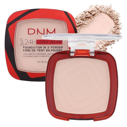 Kaely Oil Free Powder Foundation Waterproof,Face Pressed Powder Natural Finish,03