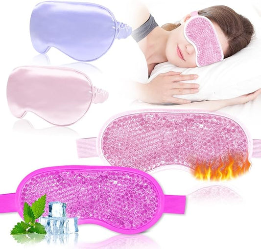 Cooling eye mask and silky