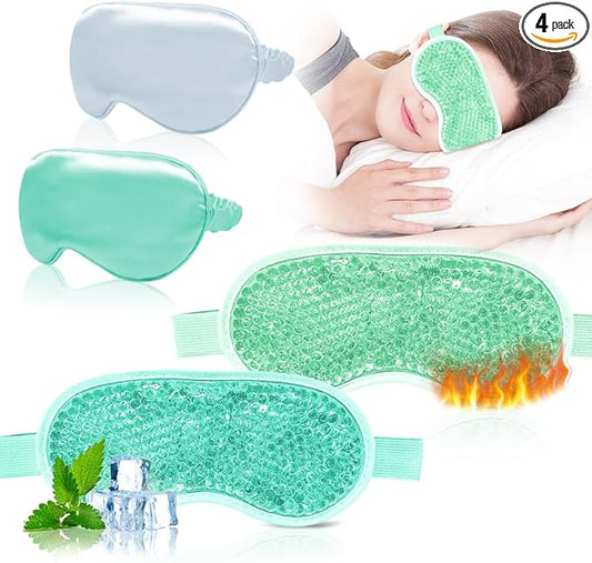 Cooling eye mask and silky