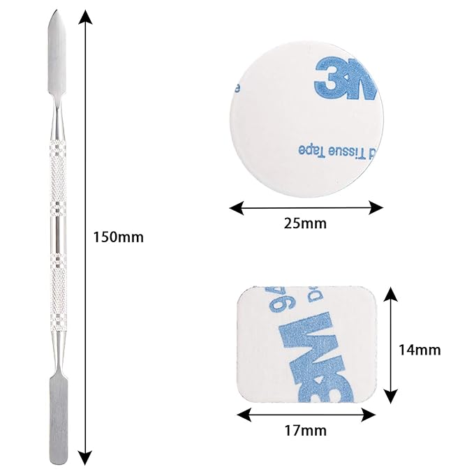 100Pcs Metal Stickers for Magnetic Palette Empty Eyeshadow