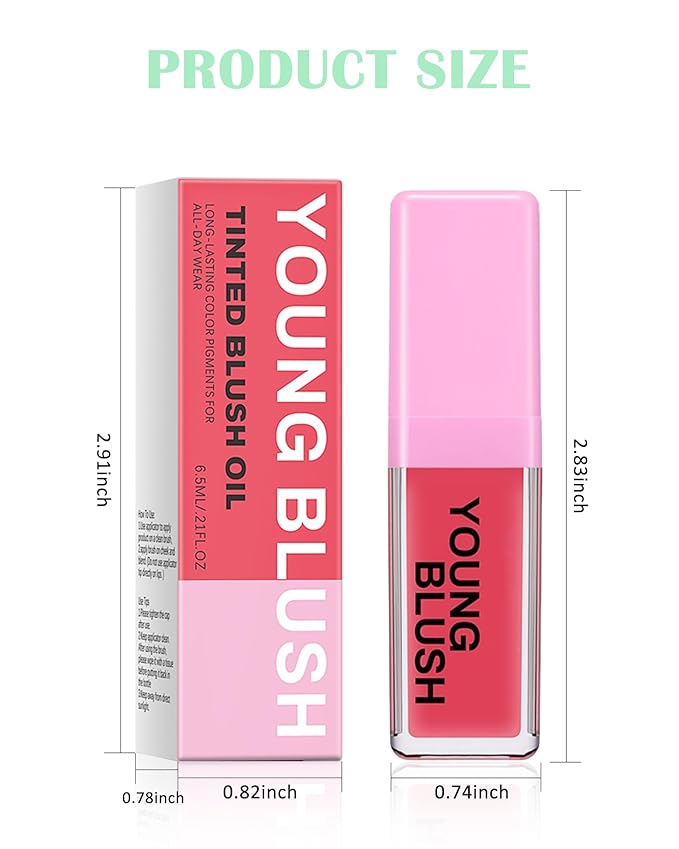 Pink Liquid Blush Oil Clear Liquid Blush for for Women