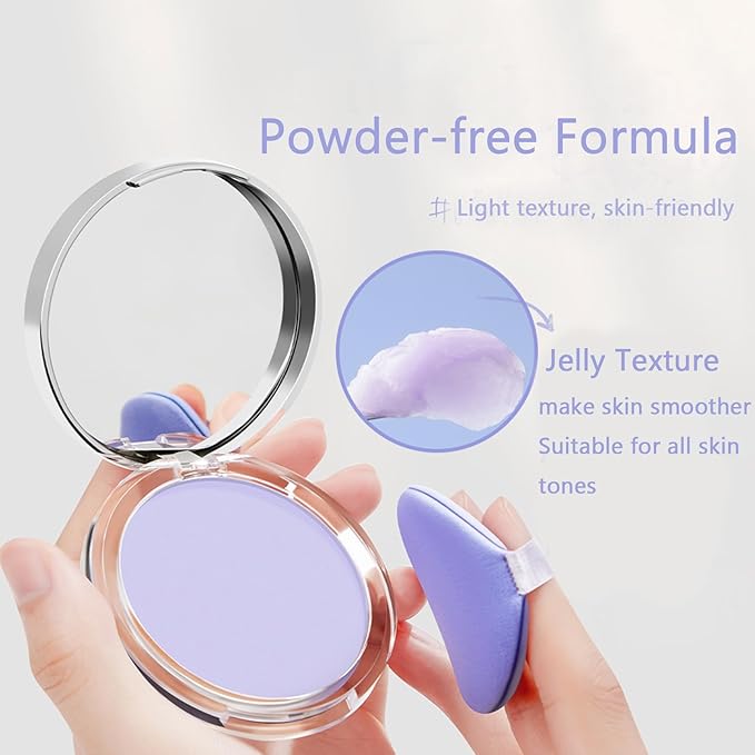 Lavender Matte Powder, Jelly Lavender Matte Powder Oil Creates Soft