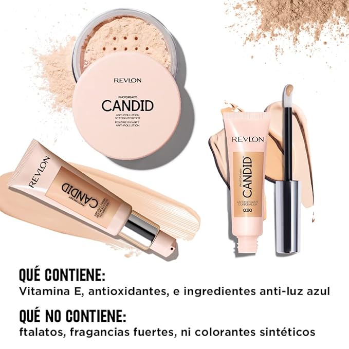 Revlon PhotoReady Candid Concealer, with Anti-Pollution, Antioxidant, Anti-Blue Fluid Oz