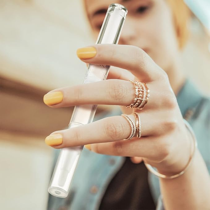 12 Pcs 3 ml Transparent Empty Nail Oil ml