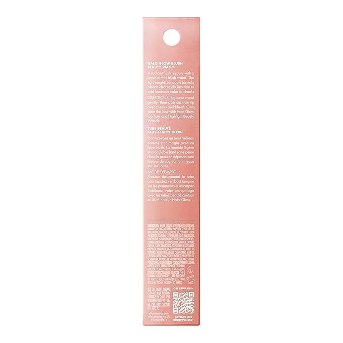 e.l.f. Halo Glow Blush Beauty Wand, Liquid Blush Wand For Radiant, Flushed Cheeks, Infused With Squalane, Vegan & Cruelty-free, Pink-Me-Up