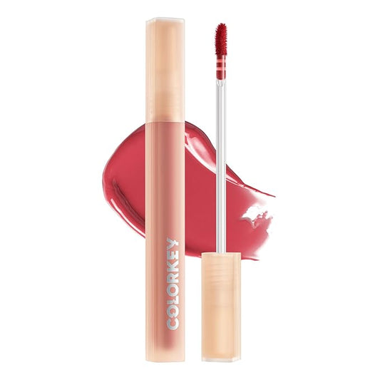 COLORKEY Soft Matte Water Tint | Matte Finishs | Long-Lasting | Moist Fit Without Stickiness | Moisturized | Waterproof(R301 Spring Cherry Tree)