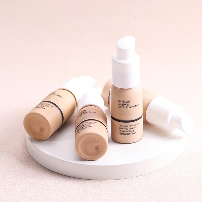Matte Liquid Full Coverage Foundation, Flawless Soft Matte of 1)