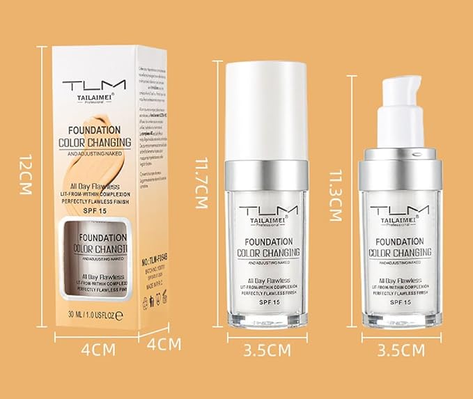 TLM Foundation Color Changing,TLM Colour Changing Liquid Fou 30ML