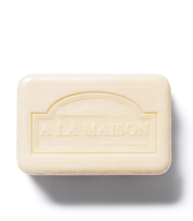 A LA MAISON Rose Lilac Bar Soap - Triple French Milled Natural Moisturizing Hand Soap Bar (1 Bar of Soap, 8.8 oz)