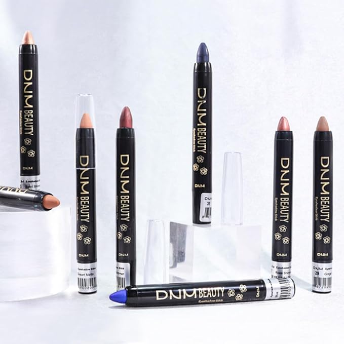 evpct Ginger Matte Cream Eye Shadow Brightener Sticks Set for Eyes, Ginger Matte Pencil Eye shadow Applicator Stick Pen Palette Makeup Waterproof sombras en crema para ojos 29#