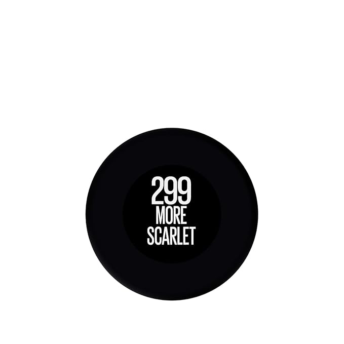 Maybelline Color Sensational Ultimatte Matte Lipstick, Non-Drying, Intense Color Pigment, More Scarlet, Scarlet Red, 1 Count