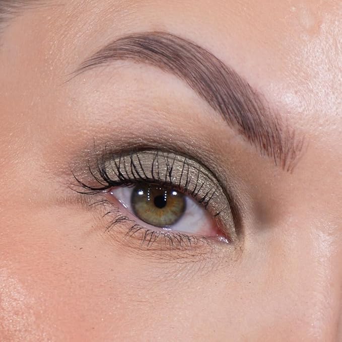 Eyeshadow for Sensitive Eyes, Eyeshadow with Long Durability, Allergy Certified, Fragrance-Free and Vegan Eye Make-Up, Hypoallergenic Make-Up (432 Olive)