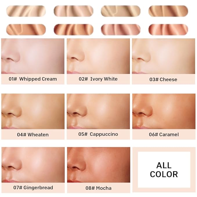 Foundation Full Coverage Liquid Foundation Cream - Lightweight