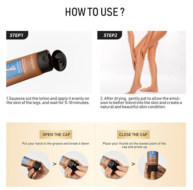 Leg Makeup Waterproof No Transfer, Leg Vein Cover 4oz