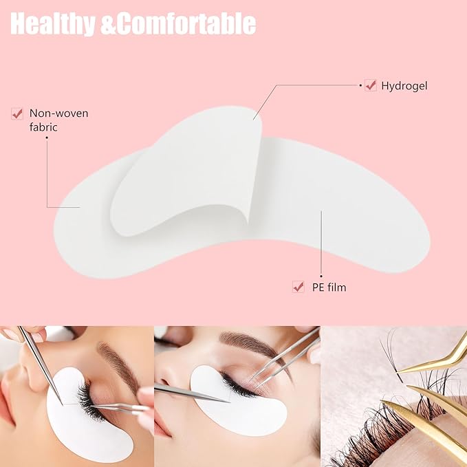 100pairs eyelash extension gel patches
