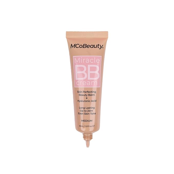 MCoBeauty Miracle BB Cream, Medium, Skin-Perfecting Coverage for Free Cosmetics