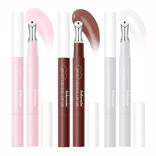 Watery Essence Lip Glaze,Moisturizing Nonstick Tinted Gloss Lip Oil,Glowy Lipstick, Long-Lasting Lip Stain, Lightweight Lip Tint, Jelly Hydrating Lipgloss for Women