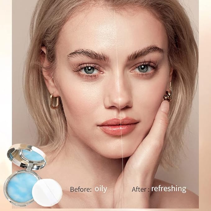Oil Control Face Pressed Powder, Jelly Pressed Powder Face Cosmetics