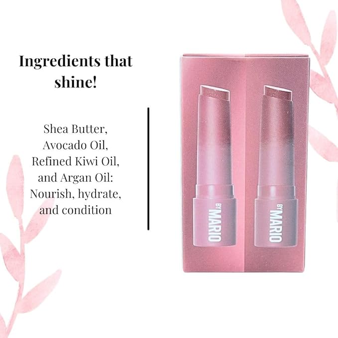 Makeup By Mario Mini MoistureGlow On The Go Plumping Lip Serum Duo - Mauve Glow & Mocha Glow